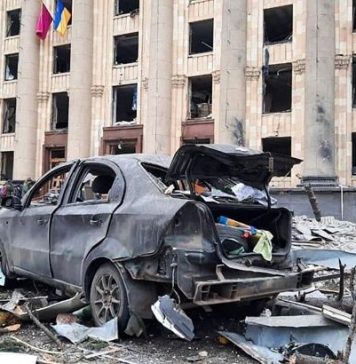 Как выглядит Харьков после бомбардировки (Фото)