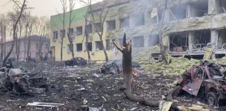 По роддому в Мариуполе был нанесён авиаудар (Видео)