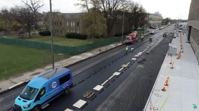 беспроводная зарядная дорога