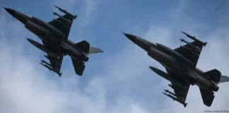 В Украине разбился истребитель F-16