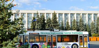 Туристический троллейбус Кишинёва не будет работать в выходные