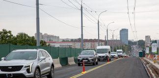 Отремонтированный участок моста на ул. Михай Витязул вновь открыт для движения