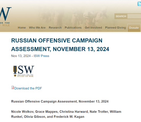 ISW: Кремль пытается диктовать условия переговоров по Украине перед приходом новой администрации США